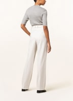 FABIANA FILIPPI Strickshirt mit Schmucksteinen, Farbe: GRAU (Bild 1)