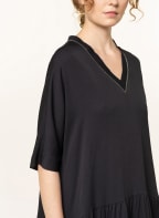 FABIANA FILIPPI Kleid mit Seide, Farbe: SCHWARZ (Bild 1)