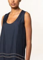 FABIANA FILIPPI Seidentop mit Schmucksteinen, Farbe: BLAU (Bild 1)