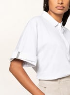 FABIANA FILIPPI Hemdbluse, Farbe: WEISS (Bild 1)