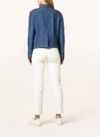 EMPORIO ARMANI Leinenblazer, Farbe: DUNKELBLAU (Bild 1)