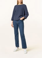 EMPORIO ARMANI Blusenshirt mit 3/4-Arm, Farbe: DUNKELBLAU (Bild 1)
