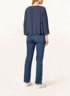 EMPORIO ARMANI Blusenshirt mit 3/4-Arm, Farbe: DUNKELBLAU (Bild 1)