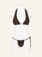 JANTHEE Berlin Triangel-Bikini-Hose AMY BOTTOM , Farbe: DUNKELBRAUN (Bild 1)