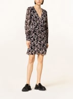 ba&sh Kleid GIZELLE , Farbe: SCHWARZ/ CREME/ FUCHSIA (Bild 1)
