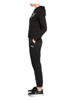 PUMA Hoodie ESSENTIALS, Farbe: SCHWARZ/ WEISS (Bild 1)