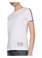Champion T-Shirt mit Galonstreifen, Farbe: WEISS (Bild 1)