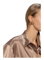 Charlotte CHESNAIS Ohrstecker SATURN BLOW, Farbe: GOLD/ SCHWARZ (Bild 1)