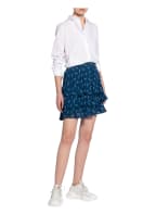 MICHAEL KORS Rock mit Volants, Farbe: PETROL/ WEISS (Bild 1)