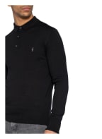 ALL SAINTS Strick-Poloshirt MERINO, Farbe: SCHWARZ (Bild 1)