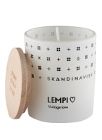 SKANDINAVISK Duftkerze LEMPI MINI, Farbe: HELLBRAUN/ WEISS/ SCHWARZ (Bild 1)