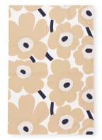 marimekko Set of 2 dish towels PIENI UNIKKO with linen, Color: CREAM/ BEIGE/ DARK BLUE (Image 1)