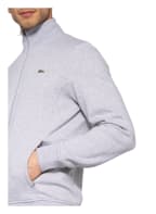 LACOSTE Sweatjacke, Farbe: WEISS/ GRAU (Bild 1)