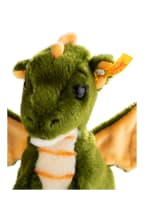 Steiff Drache-Kuscheltier RAUDI DRACHE, Farbe: GRÜN/ WEISS/ ORANGE (Bild 1)