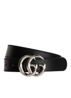 GUCCI Ledergürtel , Farbe: 1000 NERO (Bild 1)