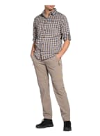 me°ru' Outdoor-Hemd PEANIA, Farbe: BEIGE/ DUNKELBLAU/ WEISS (Bild 1)