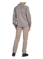me°ru' Outdoor-Hemd PEANIA, Farbe: BEIGE/ DUNKELBLAU/ WEISS (Bild 1)