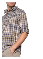 me°ru' Outdoor-Hemd PEANIA, Farbe: BEIGE/ DUNKELBLAU/ WEISS (Bild 1)