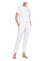mey Lounge-Shirt Serie HOMESCHOOLING , Farbe: WEISS/ SCHWARZ (Bild 1)