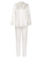 LA PERLA Schlafanzug SILK aus Seide, Farbe: WEISS (Bild 1)