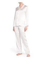 LA PERLA Schlafanzug SILK aus Seide, Farbe: WEISS (Bild 1)