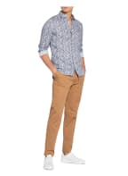 OLYMP Leinenhemd Level Five body fit, Farbe: WEISS/ BLAU/ CAMEL (Bild 1)