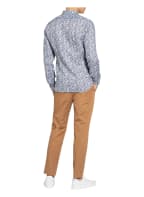 OLYMP Leinenhemd Level Five body fit, Farbe: WEISS/ BLAU/ CAMEL (Bild 1)