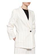 RIANI Blazer mit Leinen, Farbe: WEISS/ SCHWARZ (Bild 1)