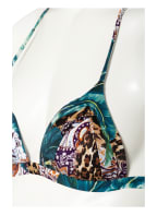 MARYAN MEHLHORN Neckholder-Bikini-Top EXOTICA , Farbe: GRÜN/ LILA/ BRAUN (Bild 1)