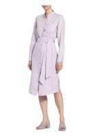 oui Kleid im Materialmix mit Leinen, Farbe: HELLLILA (Bild 1)