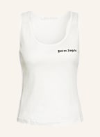 Palm Angels Tanktop mit Galonstreifen, Farbe: WEISS (Bild 1)