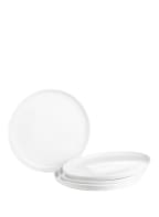 Marc O'Polo 4er-Set Speiseteller MOMENTS, Farbe: CREME (Bild 1)