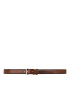 TIGER OF SWEDEN Leather belt ASENBY, Color: BROWN (Image 1)