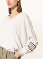 BRUNELLO CUCINELLI Cashmere-Pullover, Farbe: CREME (Bild 1)