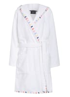 Cawö Damen-Bademantel mit Kapuze , Farbe: WEISS (Bild 1)