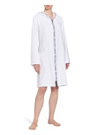 Cawö Women’s bathrobe with hood , Color: WHITE (Image 1)