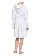 Cawö Women’s bathrobe with hood , Color: WHITE (Image 1)