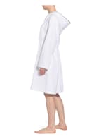 Cawö Women’s bathrobe with hood , Color: WHITE (Image 1)
