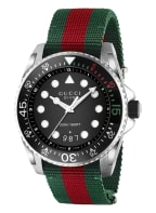 GUCCI Wrist watch DIVE , Color: BLACK/ GREEN/ RED (Image 1)
