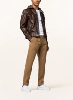 gipsy Lederjacke BIKO mit abnehmbarer Blende, Farbe: DUNKELBRAUN (Bild 1)
