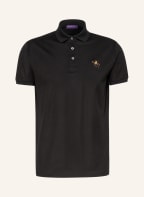 RALPH LAUREN PURPLE LABEL Piqué-Poloshirt , Farbe: SCHWARZ (Bild 1)