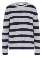 darling harbour Cashmere-Pullover, Farbe: GRAU/ DUNKELBLAU (Bild 1)
