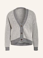 (THE MERCER) N.Y. Strickjacke aus Cashmere , Farbe: WEISS/ GRAU (Bild 1)