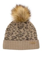 norton Mütze mit Kunstpelzbommel und Glitzergarn, Farbe: BEIGE/ TAUPE (Bild 1)