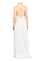 unique Evening dress with stole, Color: WHITE (Image 1)