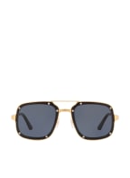 Cartier SUNGLASSES Sonnenbrille CT0194S, Farbe: 2390B1 - SCHWARZ/ GRAU (Bild 1)