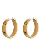 TORY BURCH Ohrringe MILLER HUGGIE, Farbe: GOLD (Bild 1)