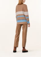 darling harbour Cashmere-Pullover, Farbe: BEIGE/ CREME/ HELLBLAU (Bild 1)