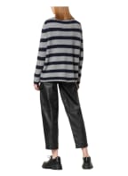 darling harbour Cashmere-Pullover, Farbe: GRAU/ DUNKELBLAU (Bild 1)