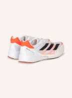 adidas Laufschuhe DIZERO ADIOS 6, Farbe: WEISS/ NEONORANGE (Bild 1)